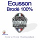 Ecusson brodé blason moto