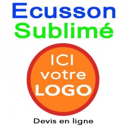 Ecusson imprimé rond sublimation