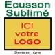Ecusson imprimé rectangulaire