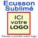 Ecusson imprimé carré
