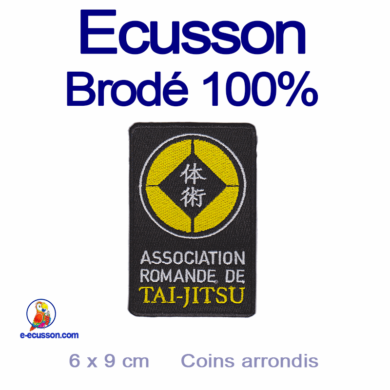 Ecussons patch brodé 8 cm - Puyblanc imprimé et personnalisé pour votre  entreprise - Crafters