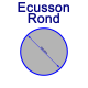 Ecusson brodé rond