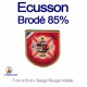 Ecusson brodé blason sapeurs-pompiers