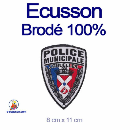 ECUSSON - Brode Embroidered Patch Ville Village Blason Domremy EUR 4,99
